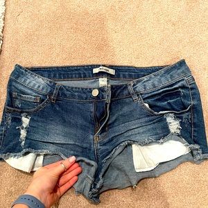 Size 10 Jean booty shorts
